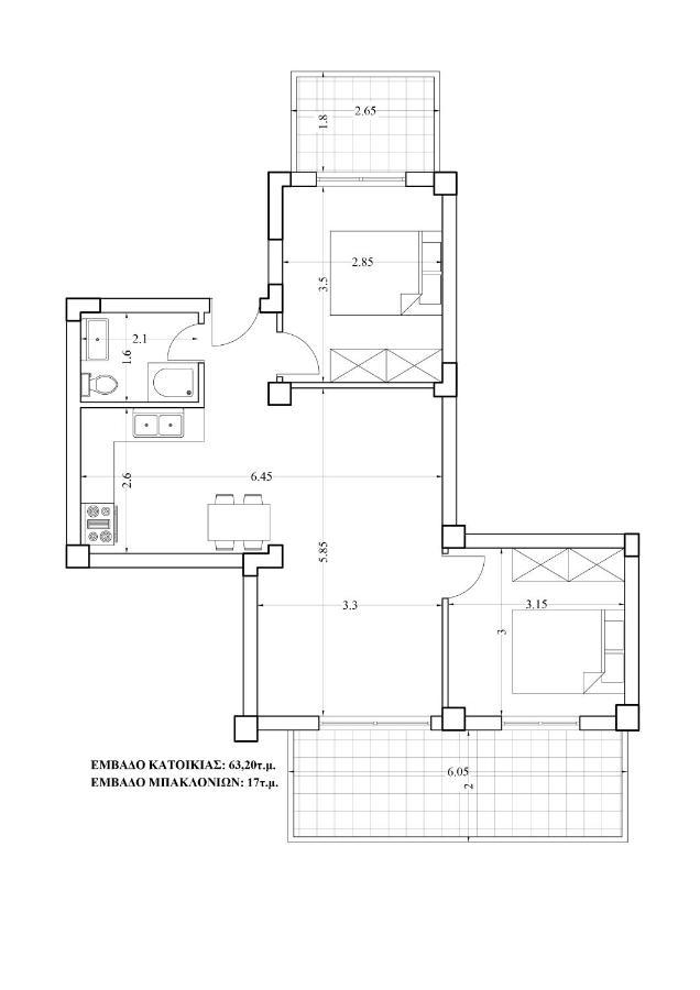 Icon Deluxe Accommodation 페프코초리 외부 사진